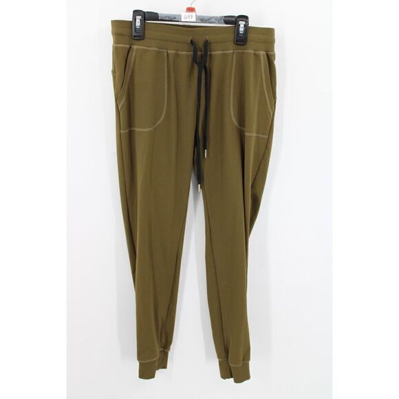 ZYIA  ACTIVE ARMY GREEN SIZE M WOMENS JOGGER PANTS DRAWSTRING WAIST - Picture 1 of 8